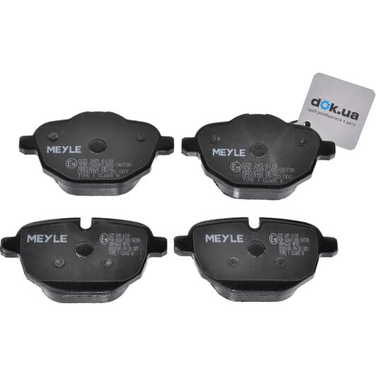 025 245 6118 Meyle Тормозные колодки