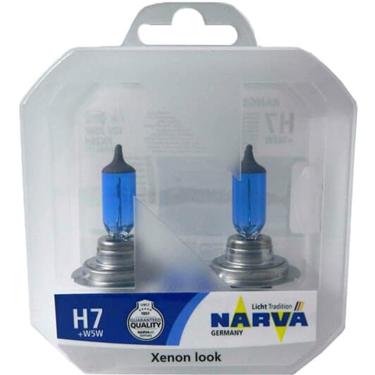 Автолампа Narva H7 PX26d 85 W синяя 98016S2