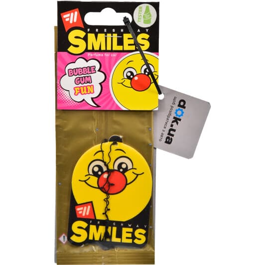 Ароматизатор Fresh Way Smiles Dry Bubble Gum