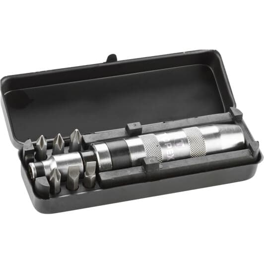 Отвертка реверсивная ударная с набором бит Topex 39D556