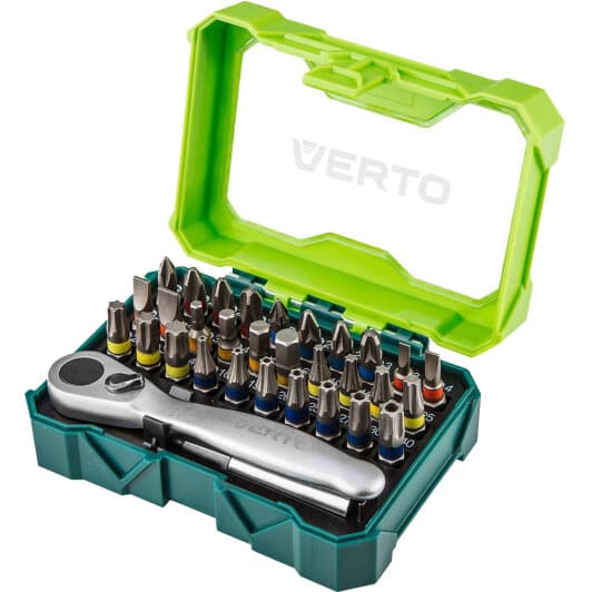Набір бит з тріскачкою Verto 66H622 30 шт.