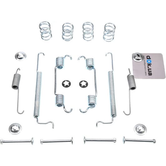 SFK384 TRW Монтажный комплект барабанных тормозных колодок