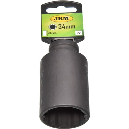 Торцевая головка JBM 11617 34 мм 1/2"