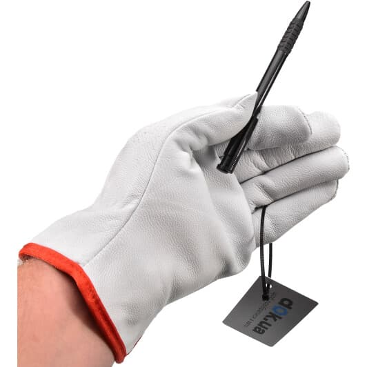 Перчатки рабочие Yato кожаные белые