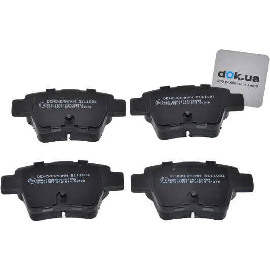 B111031 Denckermann Тормозные колодки