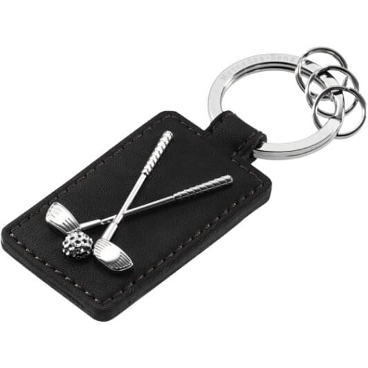 Брелок Mercedes-Benz Golf сірий + чорний B66950098