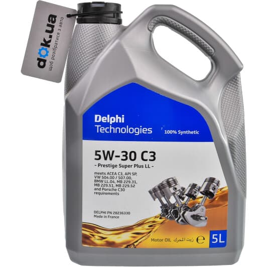 Delphi Prestige Super Plus LL 5W-30 (5 л) моторна олива