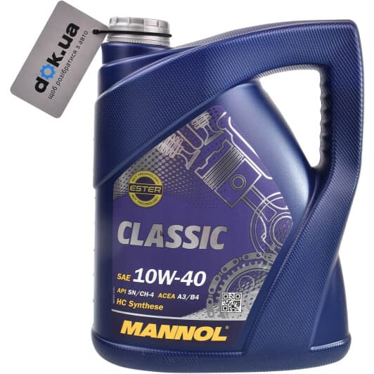 Mannol Classic 10W-40 (5 л) моторна олива