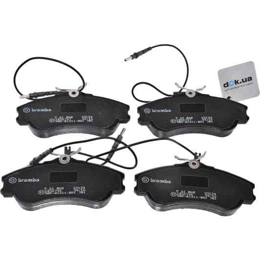 P 61 060 Brembo Гальмівні колодки