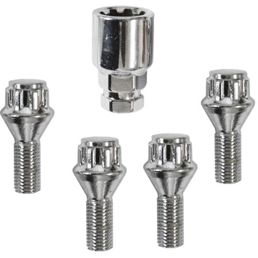 Комплект болтов-секреток с ключом Breckner bk87302