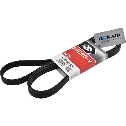 6PK2358 Gates Поліклиновий ремінь