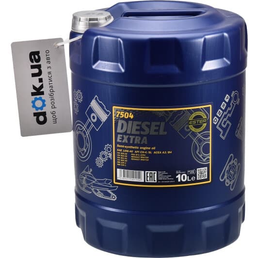 Mannol Diesel Extra 10W-40 (10 л) моторное масло