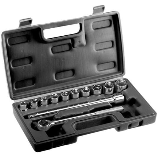 Набор торцевых головок и комплектующих Top Tools 38D231 1/2" (12 пр.)