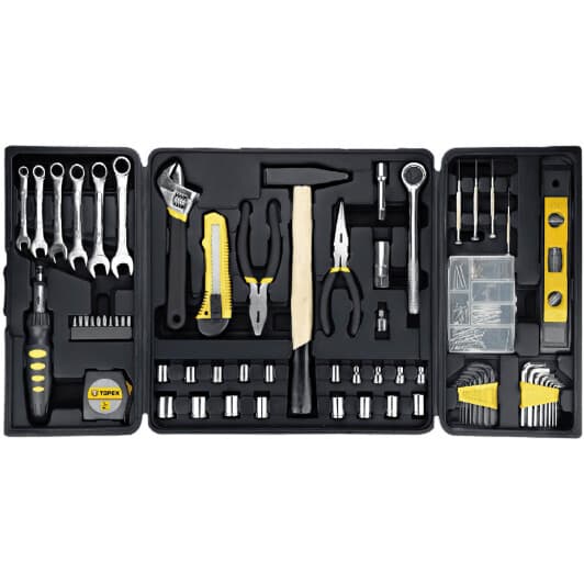 Набор инструментов Topex 38D215 1/4", 3/8" 135 шт.