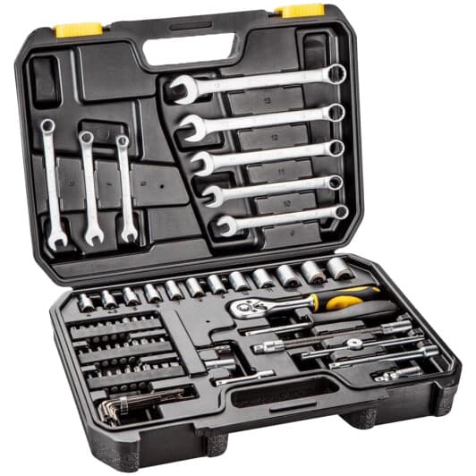 Набір інструментів Topex 38D645 1/4" 71 шт.