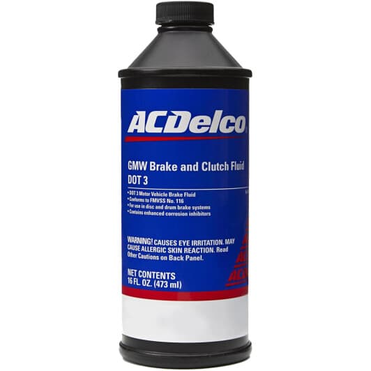 Гальмівна рідина ACDelco GMW Brake and Clutch Fluid DOT 3