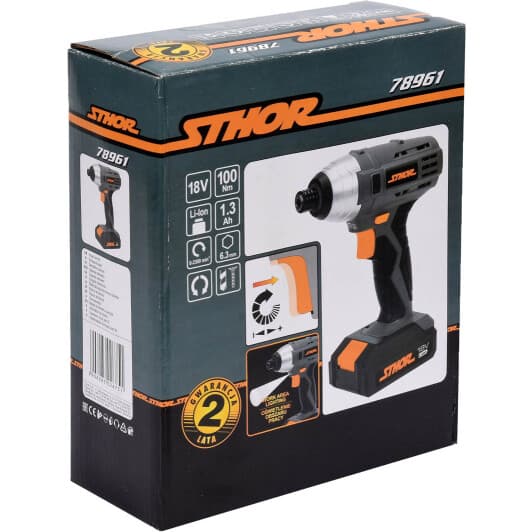 Гайкокрут акумуляторний STHOR 78961