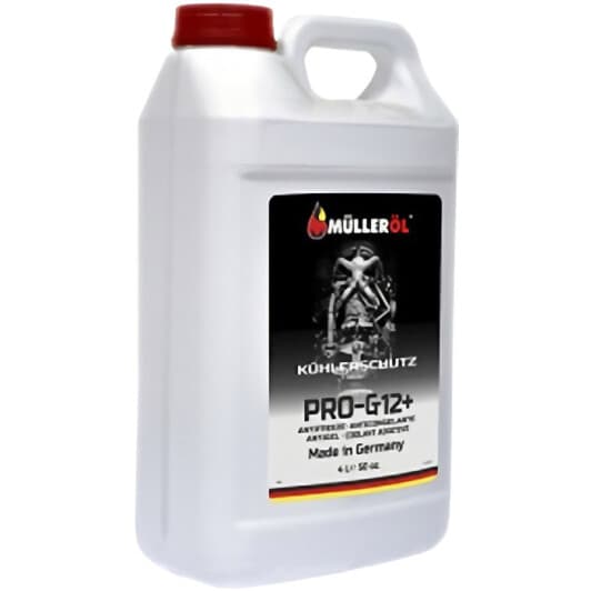 Mullerol G12+ червоний 4 л (DE10004) концентрат антифризу