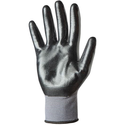 Рукавички робочі Neo Tools нейлонові з нітрилові покриттям сірі