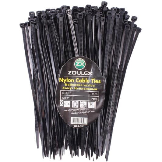 Стяжка Zollex 2800724 350 мм 4,8 мм 100 шт