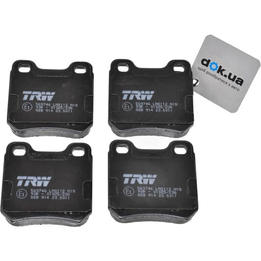 GDB914 TRW Тормозные колодки