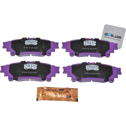 PN1846 NiBK Тормозные колодки