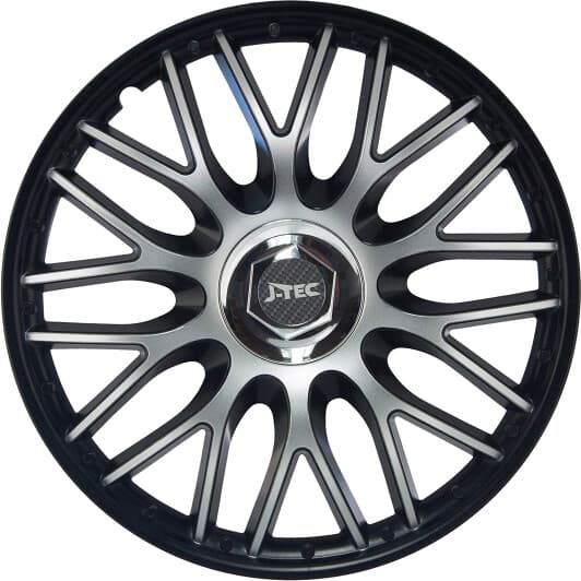 Комплект колпаков на колеса Argo J-Tec Orden цвет серебристый + черный R14