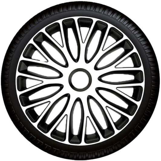 Комплект ковпаків на колеса Argo Mugello колір білий + чорний R14