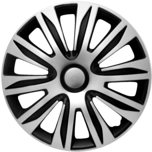 Комплект колпаков на колеса Argo Nardo цвет серебристый + черный R13