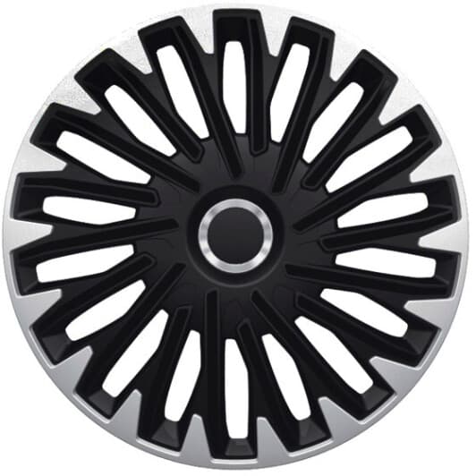 Комплект ковпаків на колеса Argo Quantum Pro колір сріблястий + чорний R15