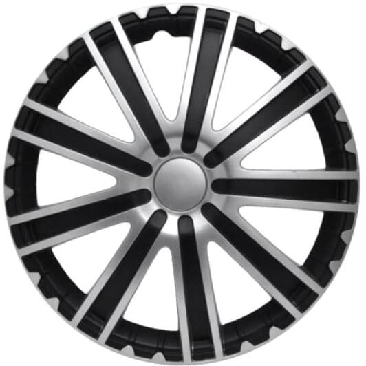 Комплект ковпаків на колеса Argo Toro колір чорний + сріблястий R15