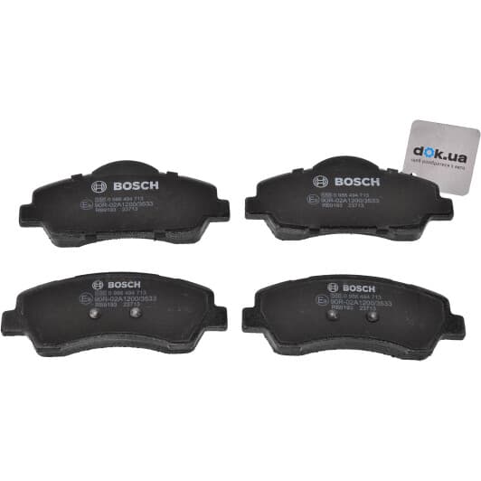 0986494713 Bosch Тормозные колодки