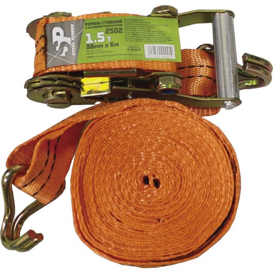 Стяжний ремінь Steel Power 1.5 т 6 м SPR2502