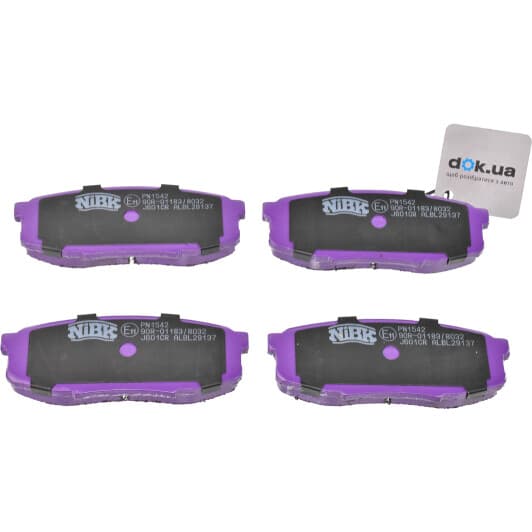 PN1542 NiBK Тормозные колодки