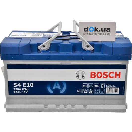 Аккумулятор Bosch 6 CT-75-R S4 EFB 0092S4E100