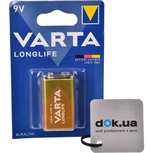 Батарейка Varta LongLife 4122 PP3 (Krona) 9 V 1 шт