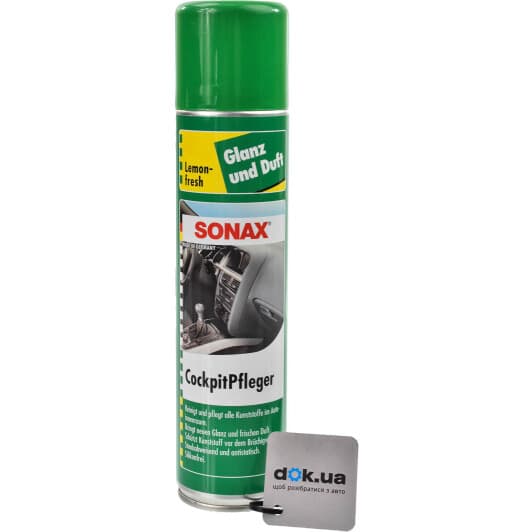 Поліроль для салону Sonax Cockpit Pfleger Lemon Fresh лимон 400 мл
