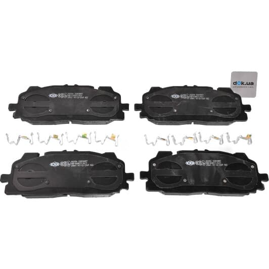 182254 Icer Гальмівні колодки