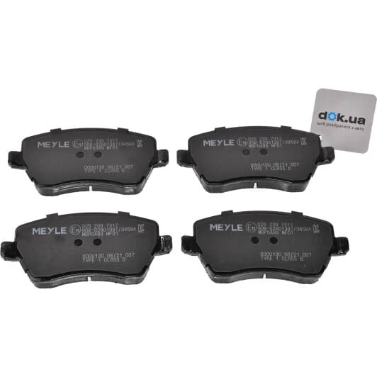 025 239 7317 Meyle Тормозные колодки