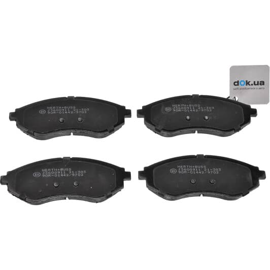 J3600911 Herth+Buss Гальмівні колодки