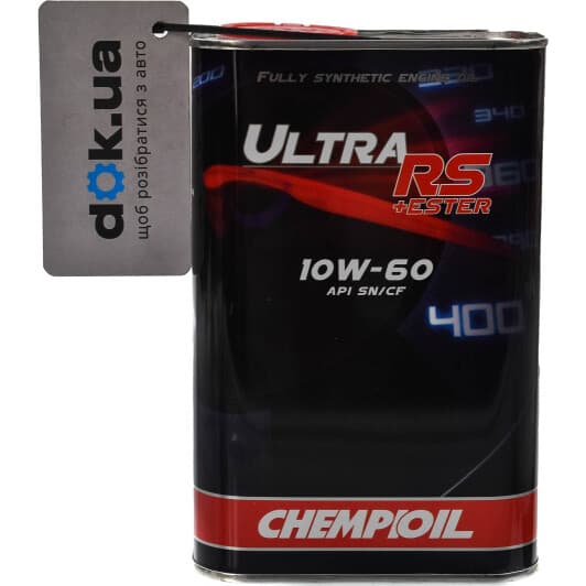 Chempioil Ultra RS+Ester 10W-60 (1 л) моторное масло