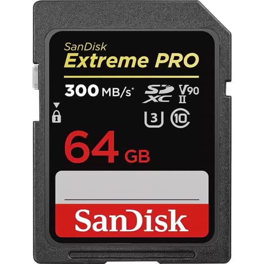 Карта пам’яті SanDisk Extreme PRO UHS-II SDXC 64 ГБ