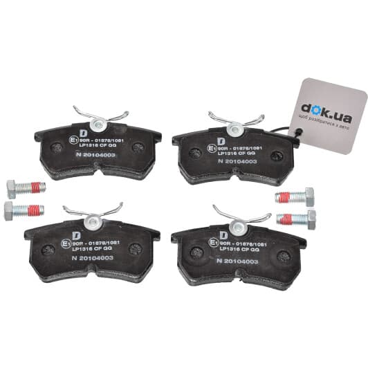 LP1316 Delphi Тормозные колодки