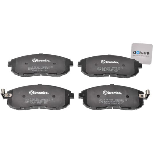 P 56 021 Brembo Тормозные колодки