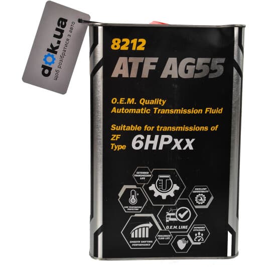 Mannol ATF AG55 (Metal) (4 л) трансмиссионное масло
