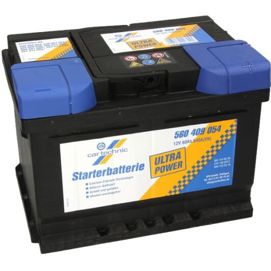 Аккумулятор Cartechnic 6 CT-60-R Ultra Power CART560409054