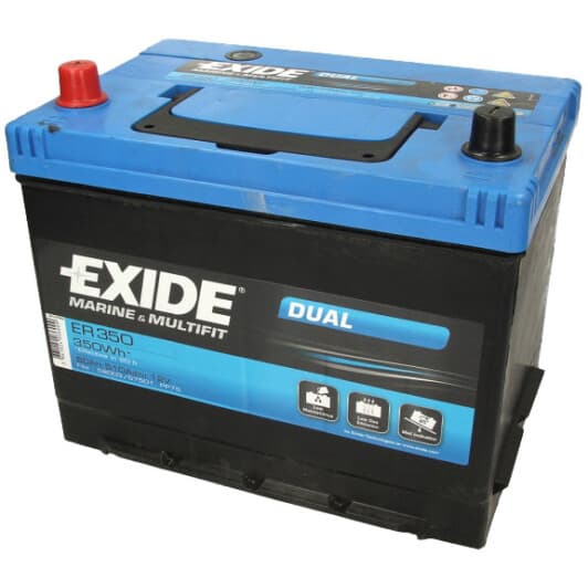 Акумулятор Exide 6 CT-80-L Marine & Multifit ER350