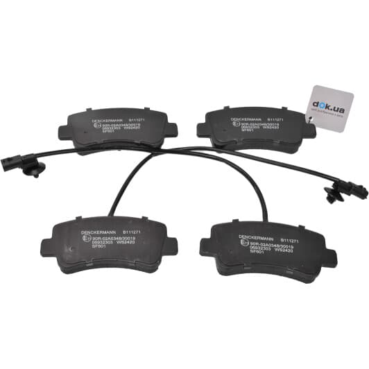B111271 Denckermann Тормозные колодки