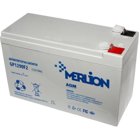Аккумулятор для ИБП Merlion GP1290F2 AKBUPS008 9 Ач 12 В