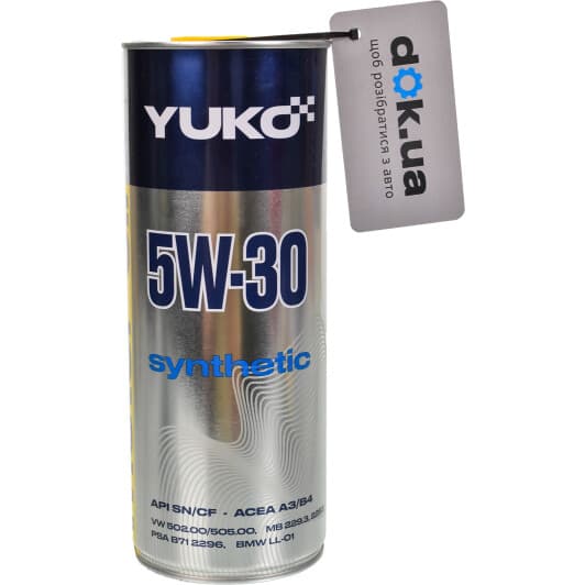 Yuko Synthetic 5W-30 (1 л) моторное масло